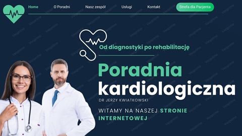 strona internetowa dla kardiologa